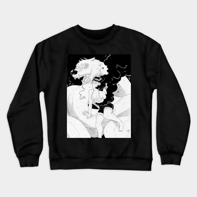 Smoke noir Crewneck Sweatshirt by Micammon